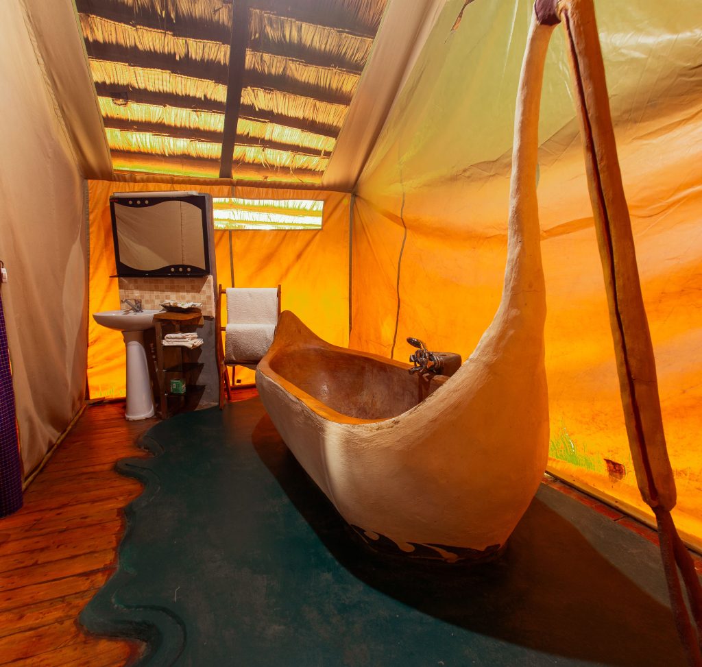 The lodge beneath the Tarangire sky